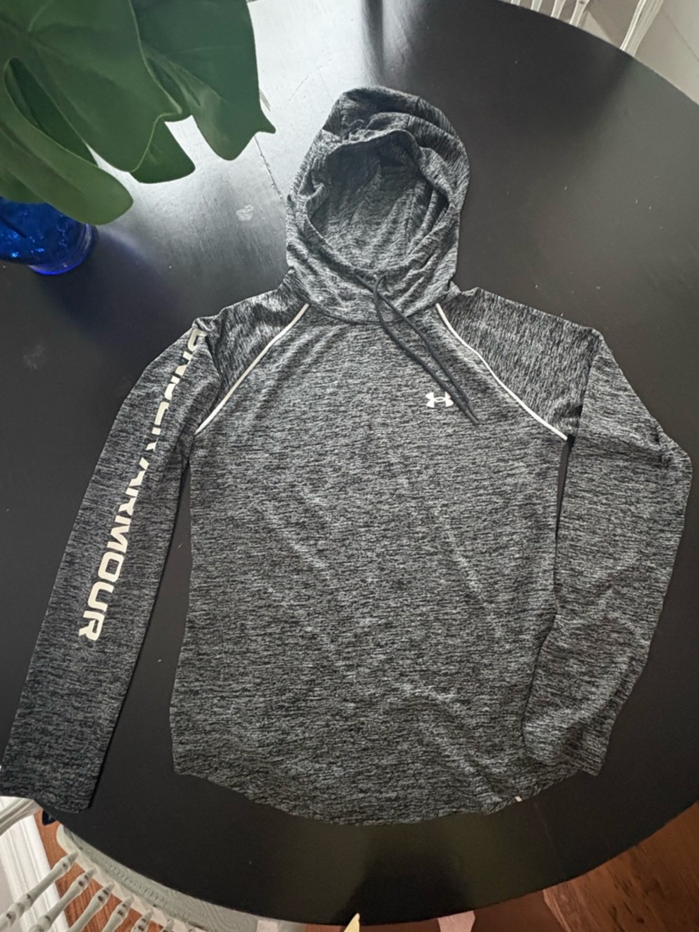 Under Armour Hooded Long-Sleeve Shirt - Heather Charcoal